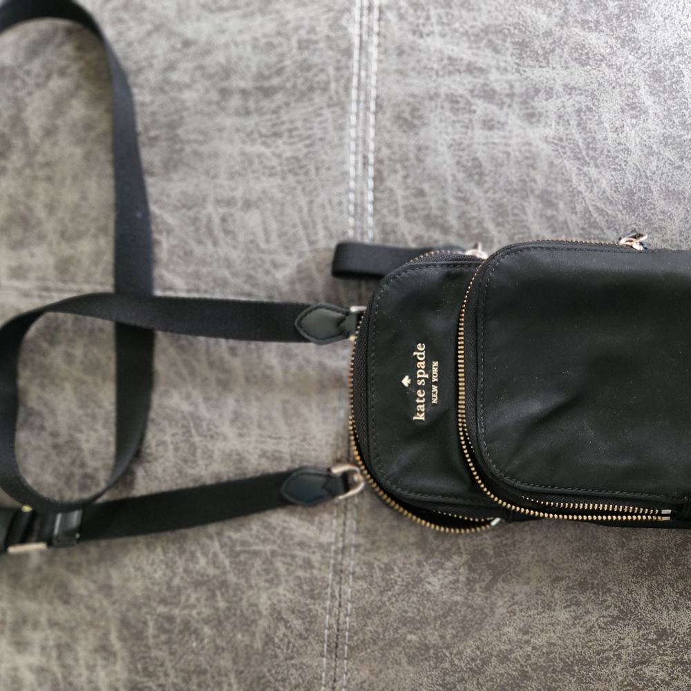 Kate Spade Black Nylon Crossbody Bag